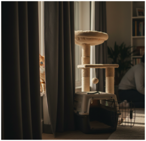 【お迎え当日】運命を動かしたブルーの瞳。カーテンの裏から始まった、不器用な再出発。